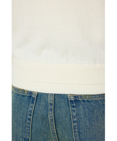 AZUL by moussy(アズールバイマウジー)の「カシミヤミックスレイヤードニットカーディガン(カーディガン/ボレロ・レディース・ライトブルー/ブラック/オフホワイト/杢グレー/ライトイエロー・MEDIUM/SMALL)」の17枚目の写真