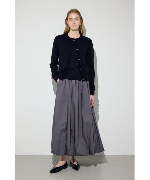 AZUL by moussy(アズールバイマウジー)の「カシミヤミックスレイヤードニットカーディガン(カーディガン/ボレロ・レディース・ライトブルー/ブラック/オフホワイト/杢グレー/ライトイエロー・MEDIUM/SMALL)」の21枚目の写真