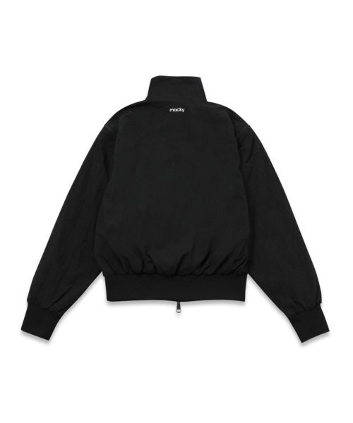 MACKY(マッキー)の「ジップアップベストウィンドブレーカー黒(ナイロンジャケット・レディース・その他・1/2)」の3枚目の写真