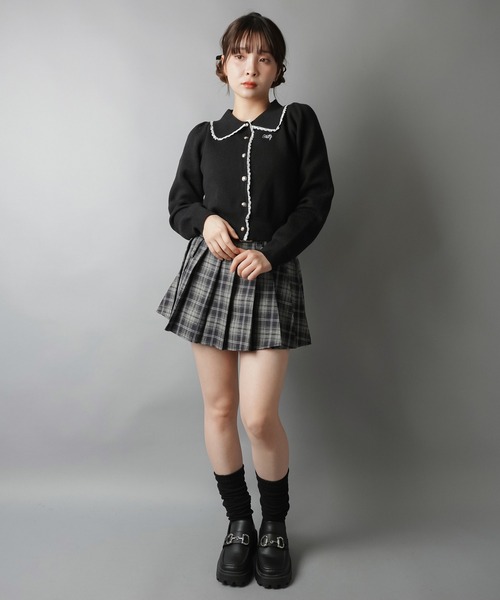 SPINNS(スピンズ)の「長めのサイズ感が可愛い★50cm ルーズソックス / Made in japan(ソックス/靴下・レディース・ブラック/ホワイト/アイボリー・ONESIZE)」の18枚目の写真