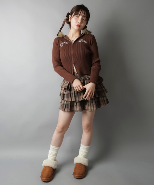 SPINNS(スピンズ)の「長めのサイズ感が可愛い★50cm ルーズソックス / Made in japan(ソックス/靴下・レディース・ブラック/ホワイト/アイボリー・ONESIZE)」の10枚目の写真