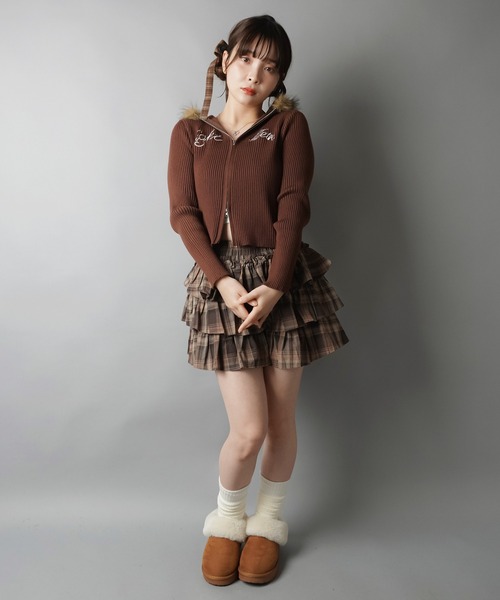 SPINNS(スピンズ)の「長めのサイズ感が可愛い★50cm ルーズソックス / Made in japan(ソックス/靴下・レディース・ブラック/ホワイト/アイボリー・ONESIZE)」の9枚目の写真