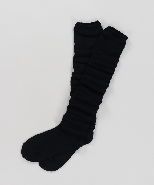 SPINNS(スピンズ)の「長めのサイズ感が可愛い★50cm ルーズソックス / Made in japan(ソックス/靴下・レディース・ブラック/ホワイト/アイボリー・ONESIZE)」の4枚目の写真