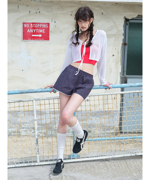 ETMON(エトモン)の「Nylon Lace Short Pants Dark Navy(その他パンツ・レディース・その他・FREE)」の1枚目の写真