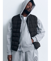 AIRIT（アイリット）の「Vネック軽量ダウンベスト AM2068 BK（ベスト）」