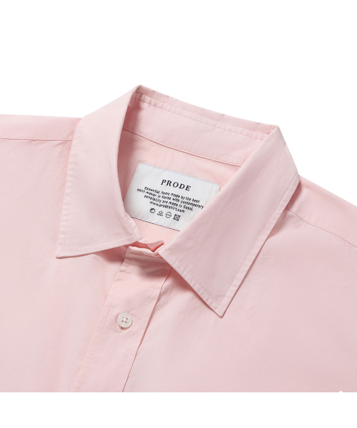 PRODESHIRT（プロデシャツ）の「[リラックス]P-960 ベネチアポプリンシャツ (ピンク)（シャツ/ブラウス・メンズ・その他・M/L/XL）」の3枚目の写真