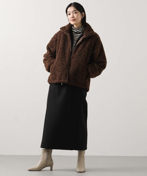 Acuta（アクータ）の「ボアスタンドブルゾン（ブルゾン）」 - WEAR