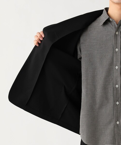 BEAMS HEART（ビームスハート）の「【4/23値下げ】ポリエステル ドビー ジャケット&パンツ （セットアイテム）（セットアップ・メンズ・ネイビー/ブラック・S/M/L/XL）」の5枚目の写真