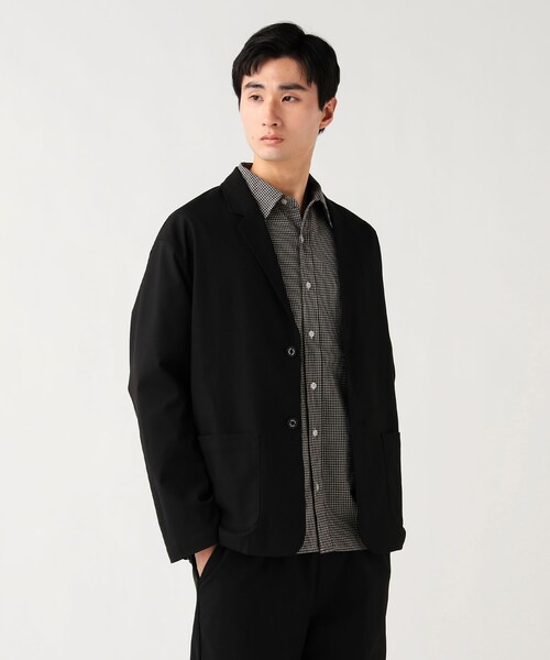 BEAMS HEART（ビームスハート）の「【4/23値下げ】ポリエステル ドビー ジャケット&パンツ （セットアイテム）（セットアップ・メンズ・ネイビー/ブラック・S/M/L/XL）」の7枚目の写真