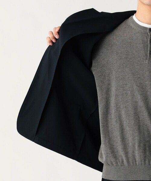 BEAMS HEART（ビームスハート）の「【4/23値下げ】ポリエステル ドビー ジャケット&パンツ （セットアイテム）（セットアップ・メンズ・ネイビー/ブラック・S/M/L/XL）」の13枚目の写真