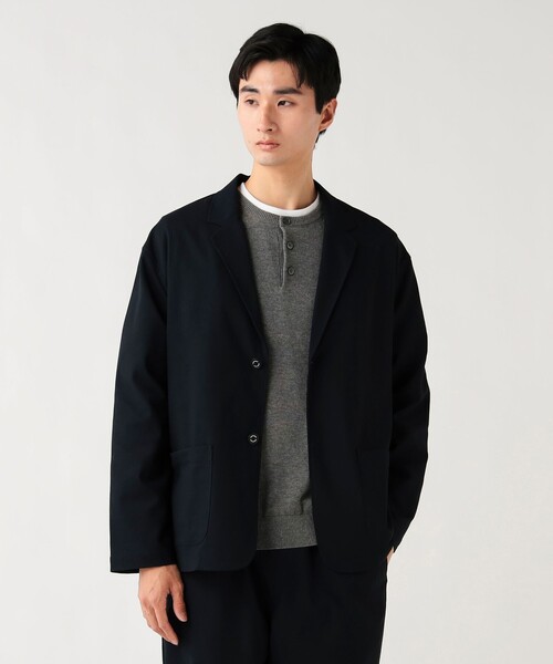 BEAMS HEART（ビームスハート）の「【4/23値下げ】ポリエステル ドビー ジャケット&パンツ （セットアイテム）（セットアップ・メンズ・ネイビー/ブラック・S/M/L/XL）」の14枚目の写真