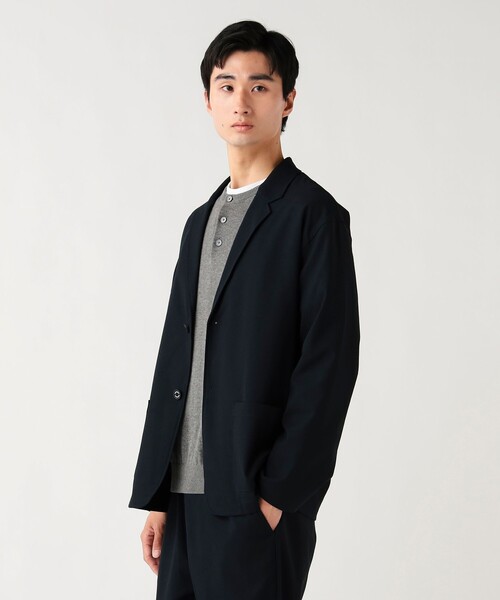 BEAMS HEART（ビームスハート）の「【4/23値下げ】ポリエステル ドビー ジャケット&パンツ （セットアイテム）（セットアップ・メンズ・ネイビー/ブラック・S/M/L/XL）」の15枚目の写真