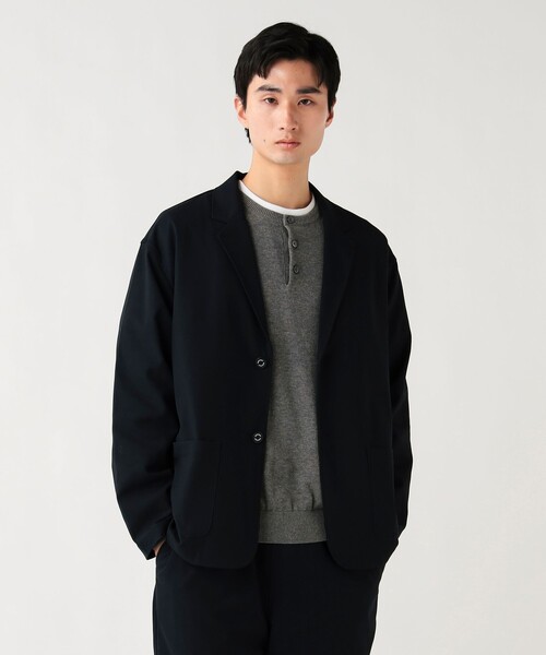 BEAMS HEART（ビームスハート）の「【4/23値下げ】ポリエステル ドビー ジャケット&パンツ （セットアイテム）（セットアップ・メンズ・ネイビー/ブラック・S/M/L/XL）」の16枚目の写真