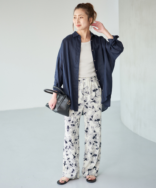 フローラルプリントイージーパンツ（その他パンツ）｜Spick & Span