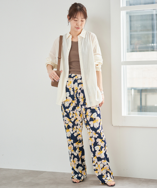 Spick & Span（スピックアンドスパン）の「フローラルプリントイージーパンツ（その他パンツ・レディース・その他9/その他2・38/36）」の4枚目の写真