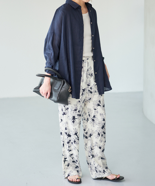 Spick & Span（スピックアンドスパン）の「フローラルプリントイージーパンツ（その他パンツ・レディース・その他9/その他2・38/36）」の8枚目の写真