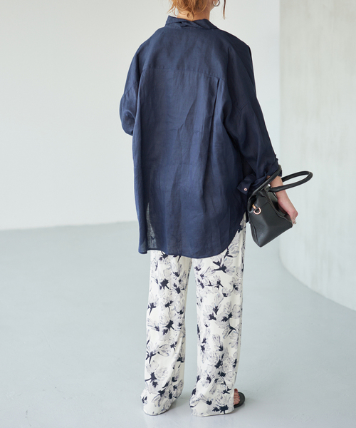 Spick & Span（スピックアンドスパン）の「フローラルプリントイージーパンツ（その他パンツ・レディース・その他9/その他2・38/36）」の9枚目の写真