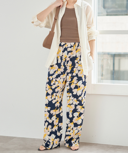 Spick & Span（スピックアンドスパン）の「フローラルプリントイージーパンツ（その他パンツ・レディース・その他9/その他2・38/36）」の15枚目の写真