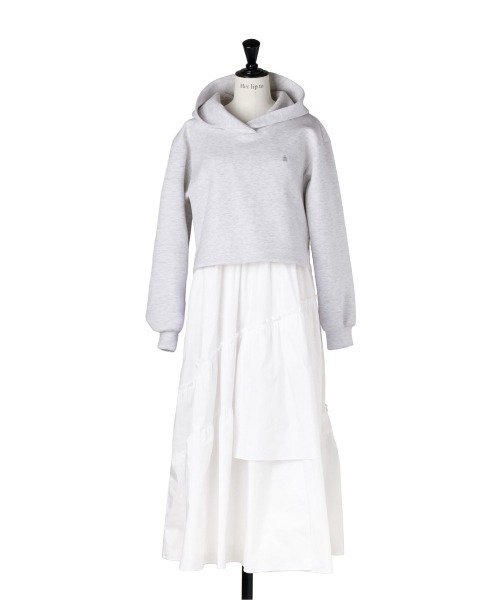 Herlipto ハーリップトゥTrois Logo Docking Dress Trois Logo Docking Dress（ワンピース）｜Her lip to（ハーリップ