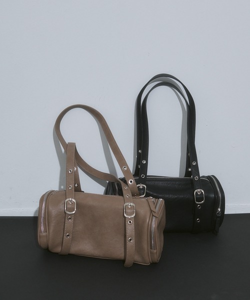 ENVYM（アンビー）の「ミニ ボストン ハンドバッグ（ハンドバッグ・レディース・ベージュ/ブラック・FREE）」の13枚目の写真