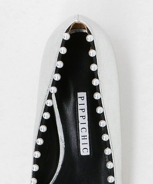 Pippichic（ピッピシック）の「＜PIPPICHIC＞ANNA ANKLET フラットパンプス（パンプス・レディース・シルバー/ブラック・38/37h/36h/35h/37/36）」の17枚目の写真