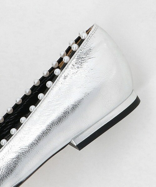 Pippichic（ピッピシック）の「＜PIPPICHIC＞ANNA ANKLET フラットパンプス（パンプス・レディース・シルバー/ブラック・38/37h/36h/35h/37/36）」の4枚目の写真