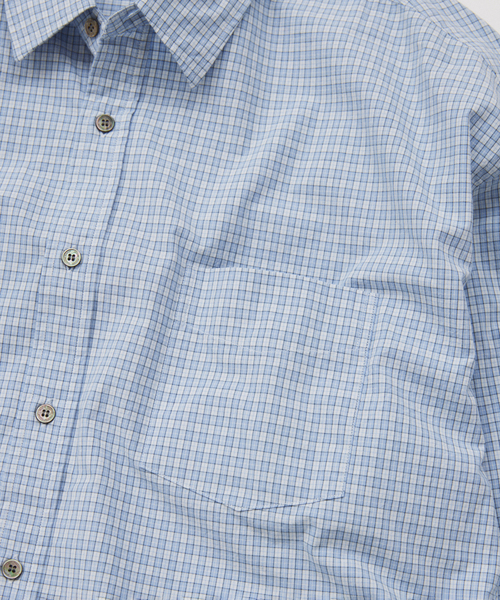 JOURNAL STANDARD（ジャーナルスタンダード）の「STILL AUTHENTIC / スティル オーセンティック レギュラーカラーシャツ（シャツ/ブラウス・メンズ・ベージュ系その他/ベージュ/ブルー系その他/ブラック系その他・SMALL/MEDIUM/LARGE）」の9枚目の写真