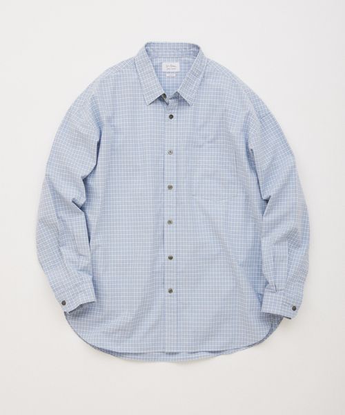 JOURNAL STANDARD（ジャーナルスタンダード）の「STILL AUTHENTIC / スティル オーセンティック レギュラーカラーシャツ（シャツ/ブラウス・メンズ・ベージュ系その他/ベージュ/ブルー系その他/ブラック系その他・SMALL/MEDIUM/LARGE）」の14枚目の写真