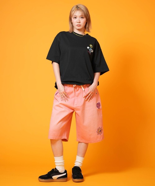 SANTA CRUZ（サンタクルーズ）の「SANTA CRUZ/サンタクルーズ 半袖Tシャツ レディース PEACE HAND MIX UP S/S TEE ムラサキ限定 502262431（Tシャツ/カットソー・レディース・シルバーグレー/ホワイト/ブラック/ライトピンク・XL/L/M）」の12枚目の写真