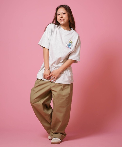 SANTA CRUZ（サンタクルーズ）の「SANTA CRUZ/サンタクルーズ 半袖Tシャツ レディース PEACE HAND MIX UP S/S TEE ムラサキ限定 502262431（Tシャツ/カットソー・レディース・シルバーグレー/ホワイト/ブラック/ライトピンク・XL/L/M）」の17枚目の写真