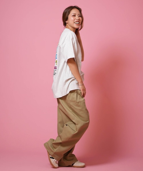 SANTA CRUZ（サンタクルーズ）の「SANTA CRUZ/サンタクルーズ 半袖Tシャツ レディース PEACE HAND MIX UP S/S TEE ムラサキ限定 502262431（Tシャツ/カットソー・レディース・シルバーグレー/ホワイト/ブラック/ライトピンク・XL/L/M）」の19枚目の写真