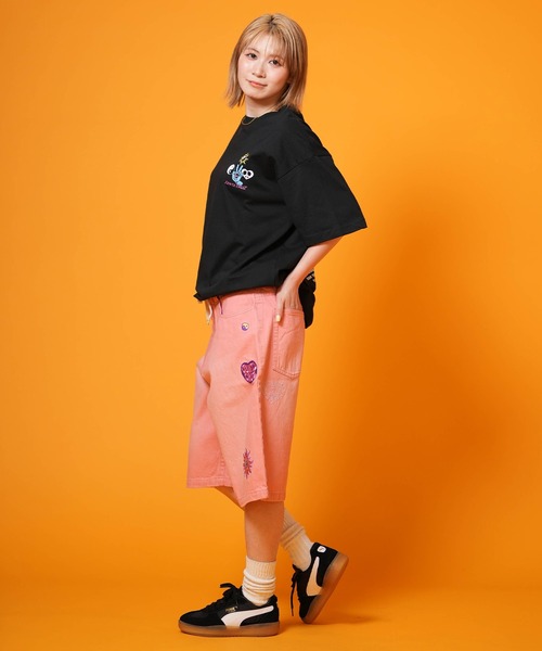 SANTA CRUZ（サンタクルーズ）の「SANTA CRUZ/サンタクルーズ 半袖Tシャツ レディース PEACE HAND MIX UP S/S TEE ムラサキ限定 502262431（Tシャツ/カットソー・レディース・シルバーグレー/ホワイト/ブラック/ライトピンク・XL/L/M）」の14枚目の写真
