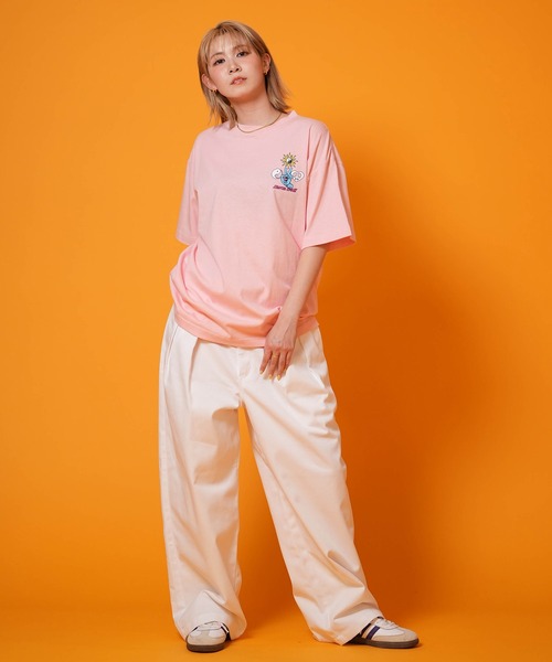 SANTA CRUZ（サンタクルーズ）の「SANTA CRUZ/サンタクルーズ 半袖Tシャツ レディース PEACE HAND MIX UP S/S TEE ムラサキ限定 502262431（Tシャツ/カットソー・レディース・シルバーグレー/ホワイト/ブラック/ライトピンク・XL/L/M）」の22枚目の写真