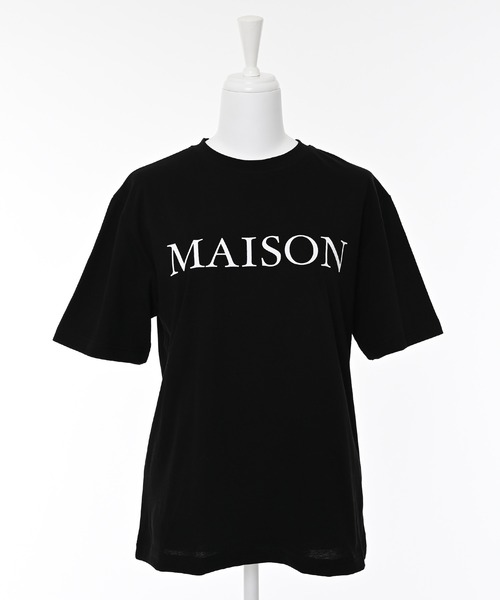 Narcissus(ナルシス)の「メゾンTシャツ(Tシャツ/カットソー・レディース・ブラック/ホワイト・FREE)」の6枚目の写真