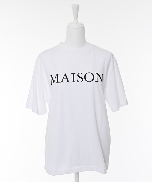 Narcissus(ナルシス)の「メゾンTシャツ(Tシャツ/カットソー・レディース・ブラック/ホワイト・FREE)」の9枚目の写真