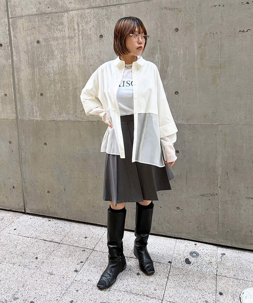 Narcissus(ナルシス)の「メゾンTシャツ(Tシャツ/カットソー・レディース・ブラック/ホワイト・FREE)」の5枚目の写真