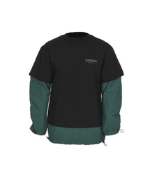 オーバーサイズレイヤードウィメンズTシャツ