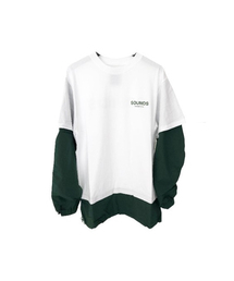 オーバーサイズレイヤードウィメンズTシャツ