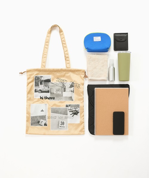 CONTROL FREAK / CTFK(コントロールフリーク)の「CONTROL FREAK / CTFK(コントロールフリーク)Jurnal Photos バッグ(トートバッグ・レディース・ベージュ/グレー・FREE)」の10枚目の写真