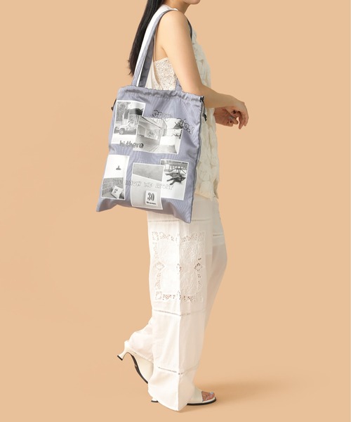 CONTROL FREAK / CTFK(コントロールフリーク)の「CONTROL FREAK / CTFK(コントロールフリーク)Jurnal Photos バッグ(トートバッグ・レディース・ベージュ/グレー・FREE)」の8枚目の写真