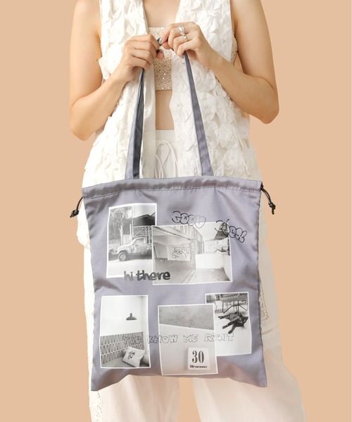 CONTROL FREAK / CTFK(コントロールフリーク)の「CONTROL FREAK / CTFK(コントロールフリーク)Jurnal Photos バッグ(トートバッグ・レディース・ベージュ/グレー・FREE)」の5枚目の写真
