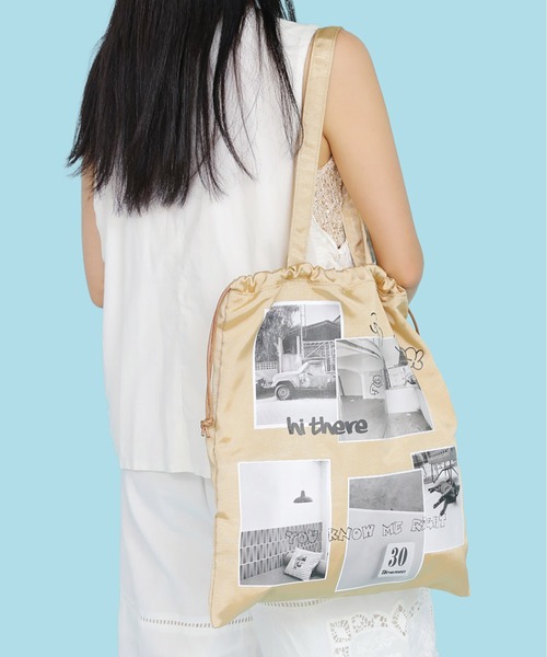 CONTROL FREAK / CTFK(コントロールフリーク)の「CONTROL FREAK / CTFK(コントロールフリーク)Jurnal Photos バッグ(トートバッグ・レディース・ベージュ/グレー・FREE)」の11枚目の写真