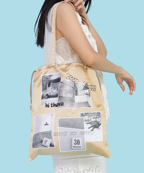 CONTROL FREAK / CTFK(コントロールフリーク)の「CONTROL FREAK / CTFK(コントロールフリーク)Jurnal Photos バッグ(トートバッグ・レディース・ベージュ/グレー・FREE)」の12枚目の写真