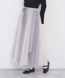 Nohea（ノヘア）の「nohea　チュール配色縦切替スカート（スカート）」