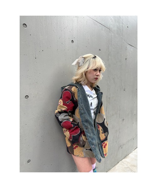 Desigual（デシグアル）の「ミッキーマウス リバーシブル デニムコート / ビッググラフィック（デニムジャケット・メンズ・ブルー・S/M/L/XL）」の12枚目の写真