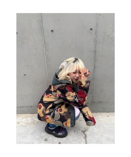 Desigual（デシグアル）の「ミッキーマウス リバーシブル デニムコート / ビッググラフィック（デニムジャケット・メンズ・ブルー・S/M/L/XL）」の8枚目の写真