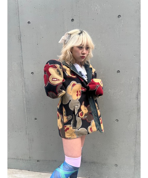 Desigual（デシグアル）の「ミッキーマウス リバーシブル デニムコート / ビッググラフィック（デニムジャケット・メンズ・ブルー・S/M/L/XL）」の18枚目の写真