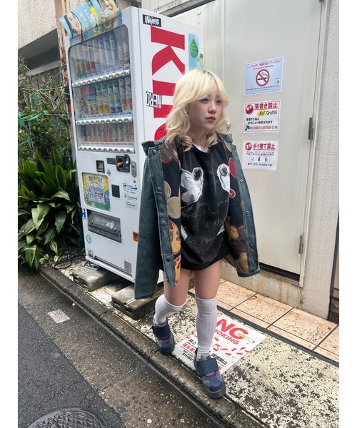 Desigual（デシグアル）の「ミッキーマウス リバーシブル デニムコート / ビッググラフィック（デニムジャケット・メンズ・ブルー・S/M/L/XL）」の21枚目の写真