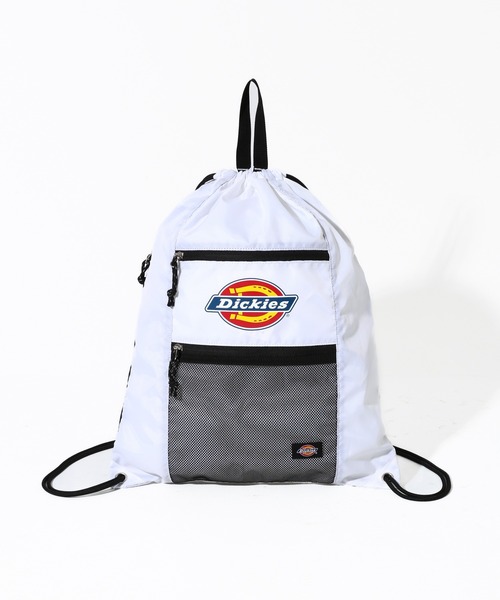 Dickies(ディッキーズ)の「【Dickies】DK ICON LOGO KNAPSACK / ディッキーズ ポリエステル オックス キャンバス ナップサック(バックパック/リュック・メンズ・ブラック/ブルー/チャコールグレー/ホワイト/レッド・FREE)」の1枚目の写真