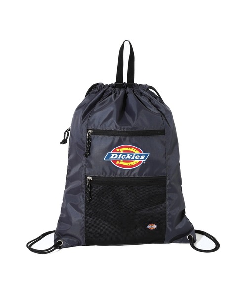 Dickies(ディッキーズ)の「【Dickies】DK ICON LOGO KNAPSACK / ディッキーズ ポリエステル オックス キャンバス ナップサック(バックパック/リュック・メンズ・ブラック/ブルー/チャコールグレー/ホワイト/レッド・FREE)」の3枚目の写真